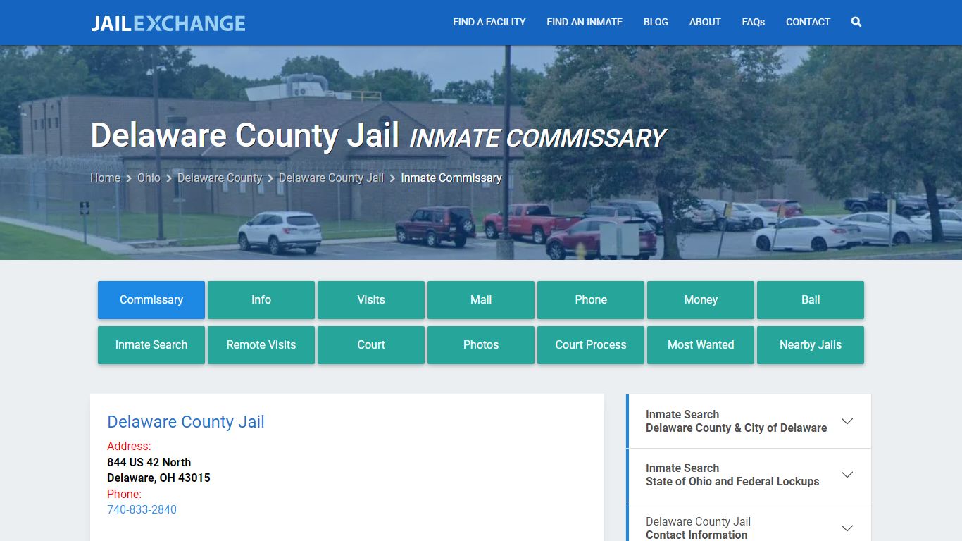 Inmate Commissary, Care Packs - Delaware County Jail, OH
